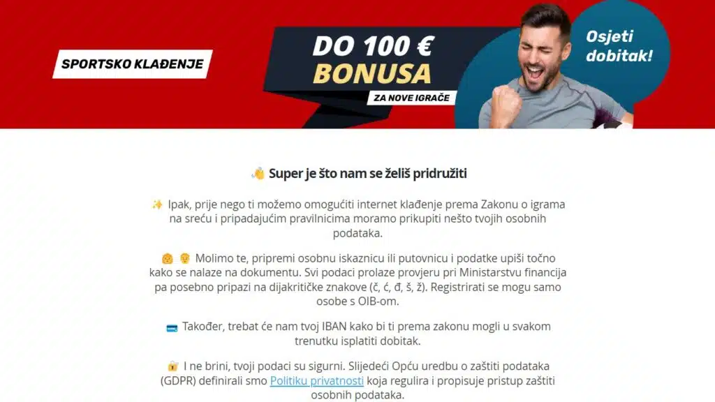 SuperSport registracija