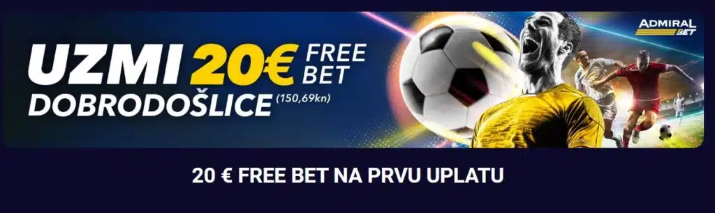 Admiral Bet bonus dobrodošlice