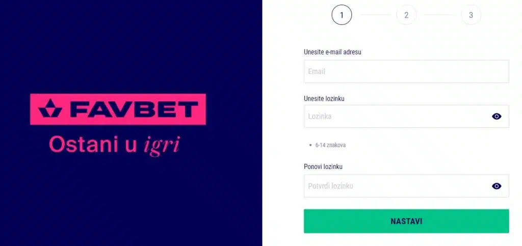 Favbet registracija