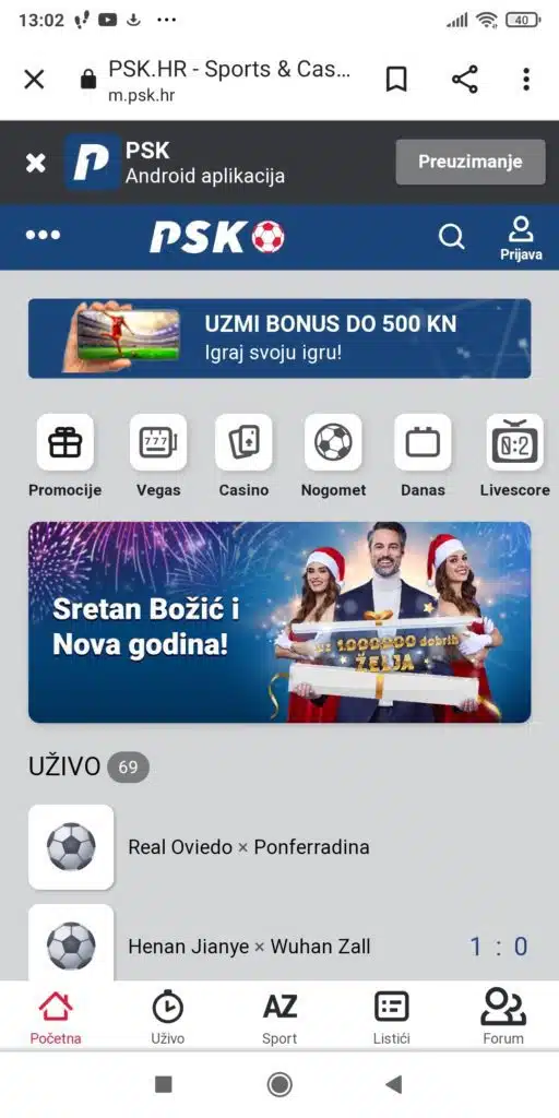 PSK aplikacija preuzimanje