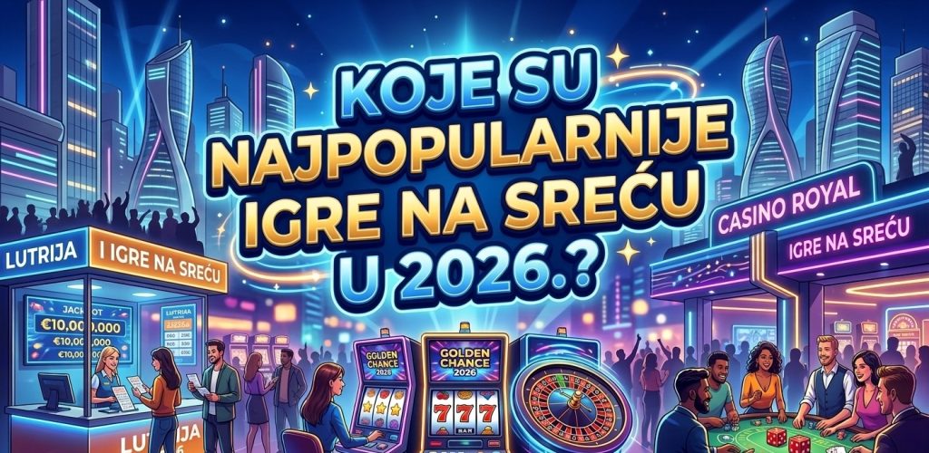 Najpopularnije igre na sreću u 2026.