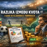 Razlika između kvota i kako ih kladionice formiraju