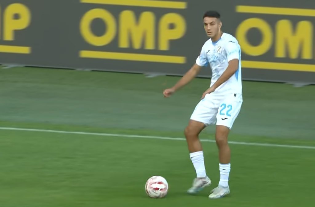 Rijeka Midtjylland - Ante Oreč u akciji protiv Istre