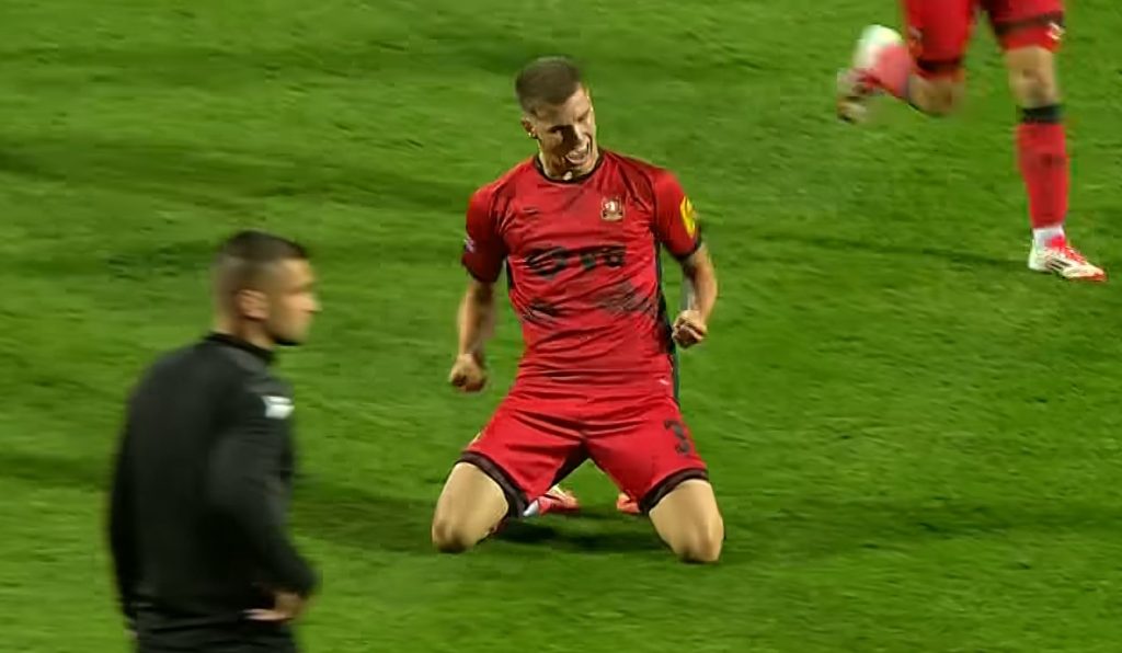 Gorica Rudeš: Ivan Cvijanović slavi gol Varaždinu