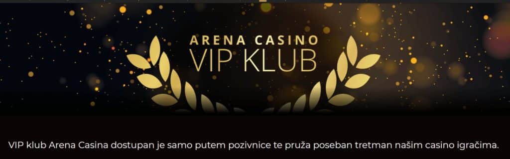 Arena casino VIP klub