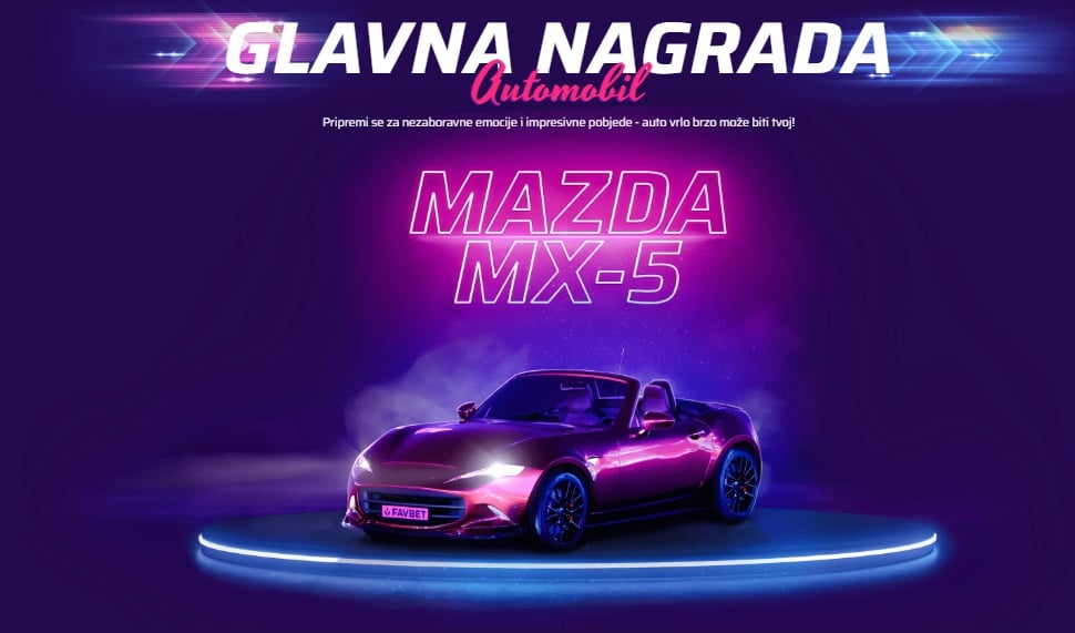 Mazda MX-5 promocija Favbet