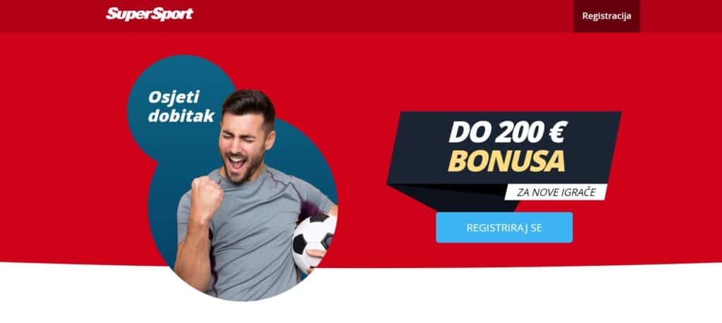 SuperSport bonus dobrodošlice